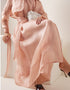 MATÉRIEL Zweireihiger Trenchcoat aus Seidenorganza